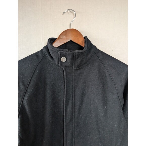 Smartwool Jacket Small Black Merino Wool Blend Full Zip Coat Gorpcore Outdoor - Picture 2 of 14